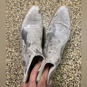 Dolce Vita Gray Ankle Booties